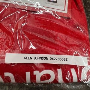 Glen Johnson Autographed Liverpool FC Warrior Jersey. New with COA